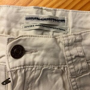 Urban Outfitters beige light cargo pants